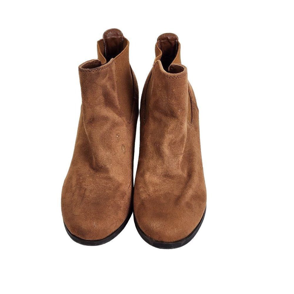 Call It Spring Heeled Ankle Booties Brown Size 7 - Picture 2 of 12